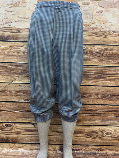 Kariertes Knickerbocker-Set – Gr. 50 (Bund 90 cm)