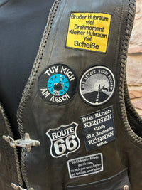 Biker-Lederweste 7XL – Ein echtes Statement für Free Biker