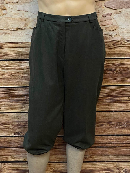 Damen-Knickerbocker Hose dunkelgrün Vorderansicht
