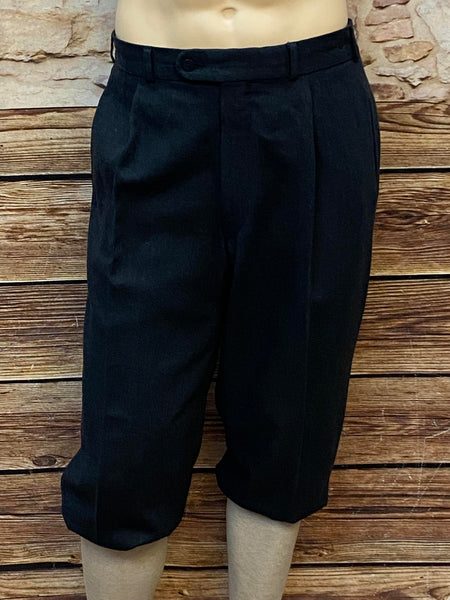 20er-Jahre Knickerbocker-Hose in Dunkelgrau, Gr.50, B 94 cm
