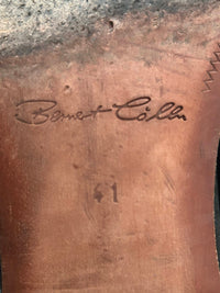 Schwarze Brogue-Oxfords Gr. 41