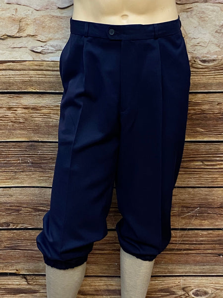 Dunkelblaue Herren Knickerbocker-Hose im 20er Jahre Stil Größe 54