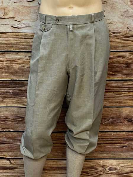 Helle Knickerbocker Hose für Herren im 20er Jahre Stil, Größe 58