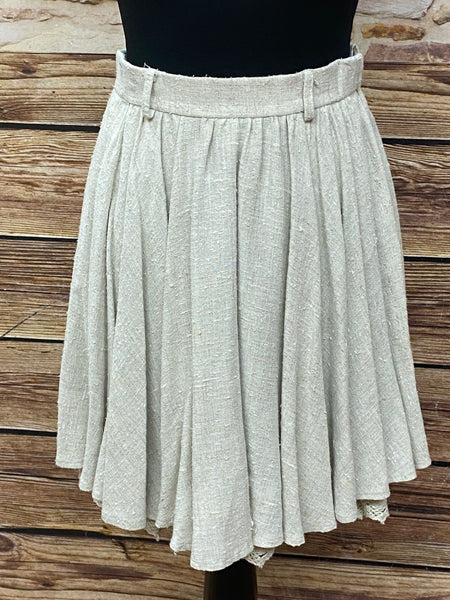 Damen Trachtenrock von Rose – Natur, Größe 32