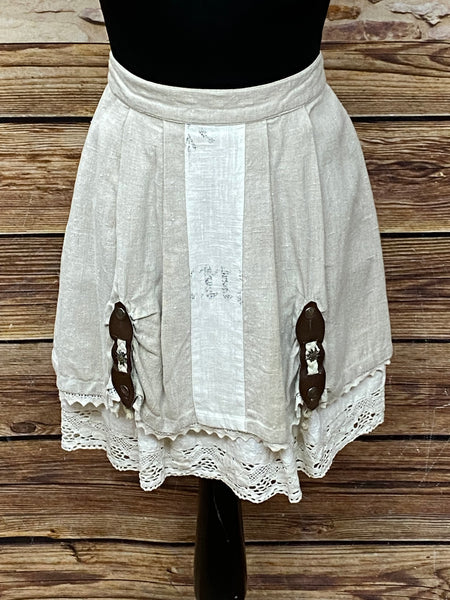 Damen Trachtenrock von Siebenstein – Beige, Größe 36