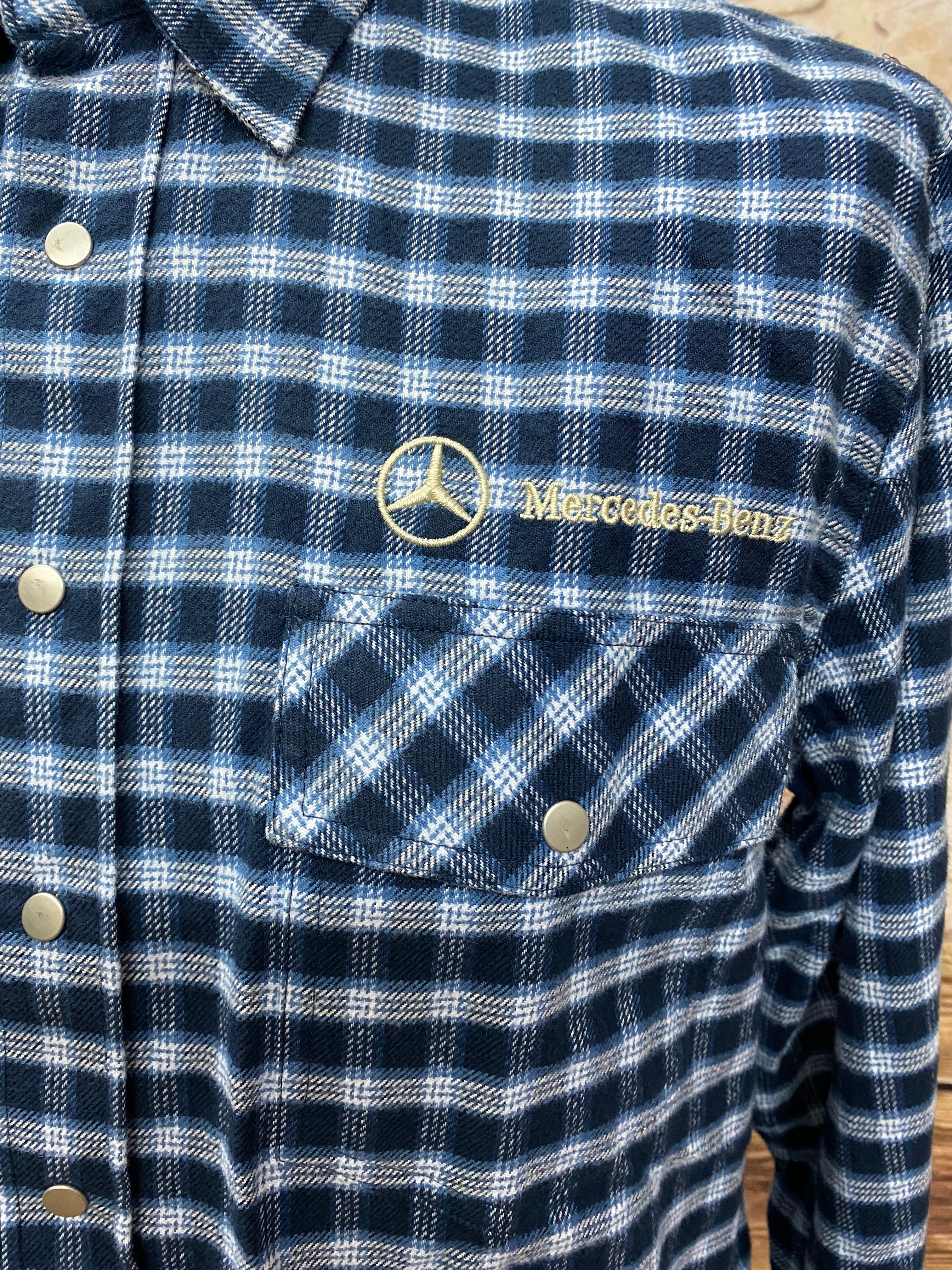 Mercedes-Benz Trucker-Hemd im Vintage-Stil Gr.M, selten, rar