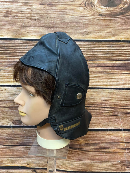 Fliegerhaube / Cabriofahrer-Haube  Gr.56 schwarz