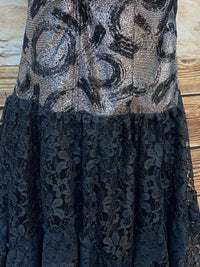 Glanzvolles Lurex-Spitzenkleid „Fashion Style YM“ Gr. 40