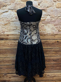 Glanzvolles Lurex-Spitzenkleid „Fashion Style YM“ Gr. 40