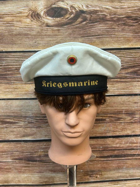Kriegsmarine Tellermütze Weiß Größe 57 (1977)