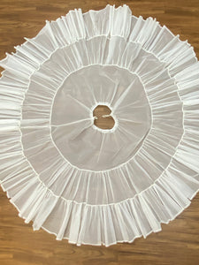 Schöner steifer Vintage Petticoat in der Farbe weiß Gr.S/M