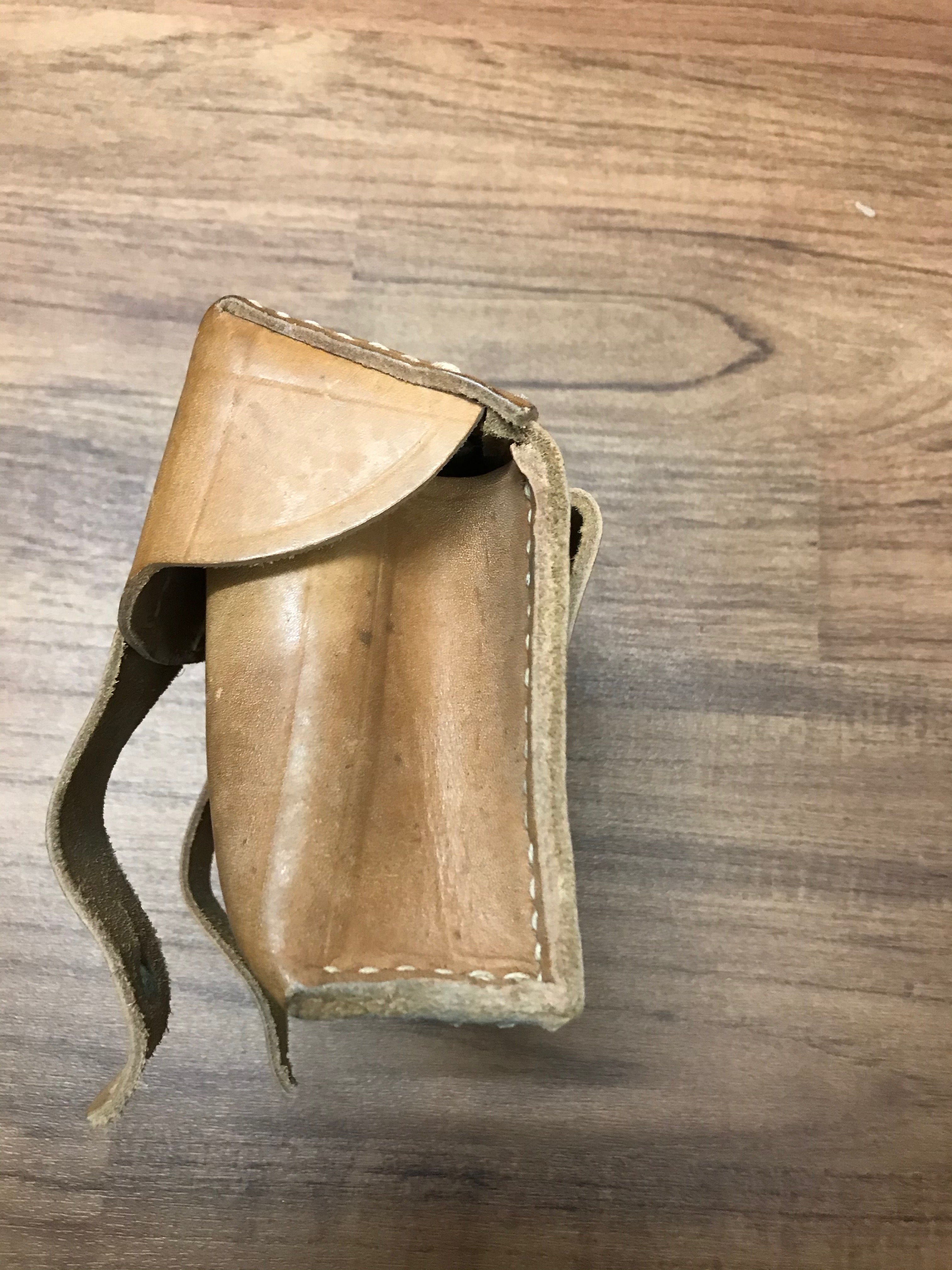Vintage Patronentasche aus Leder