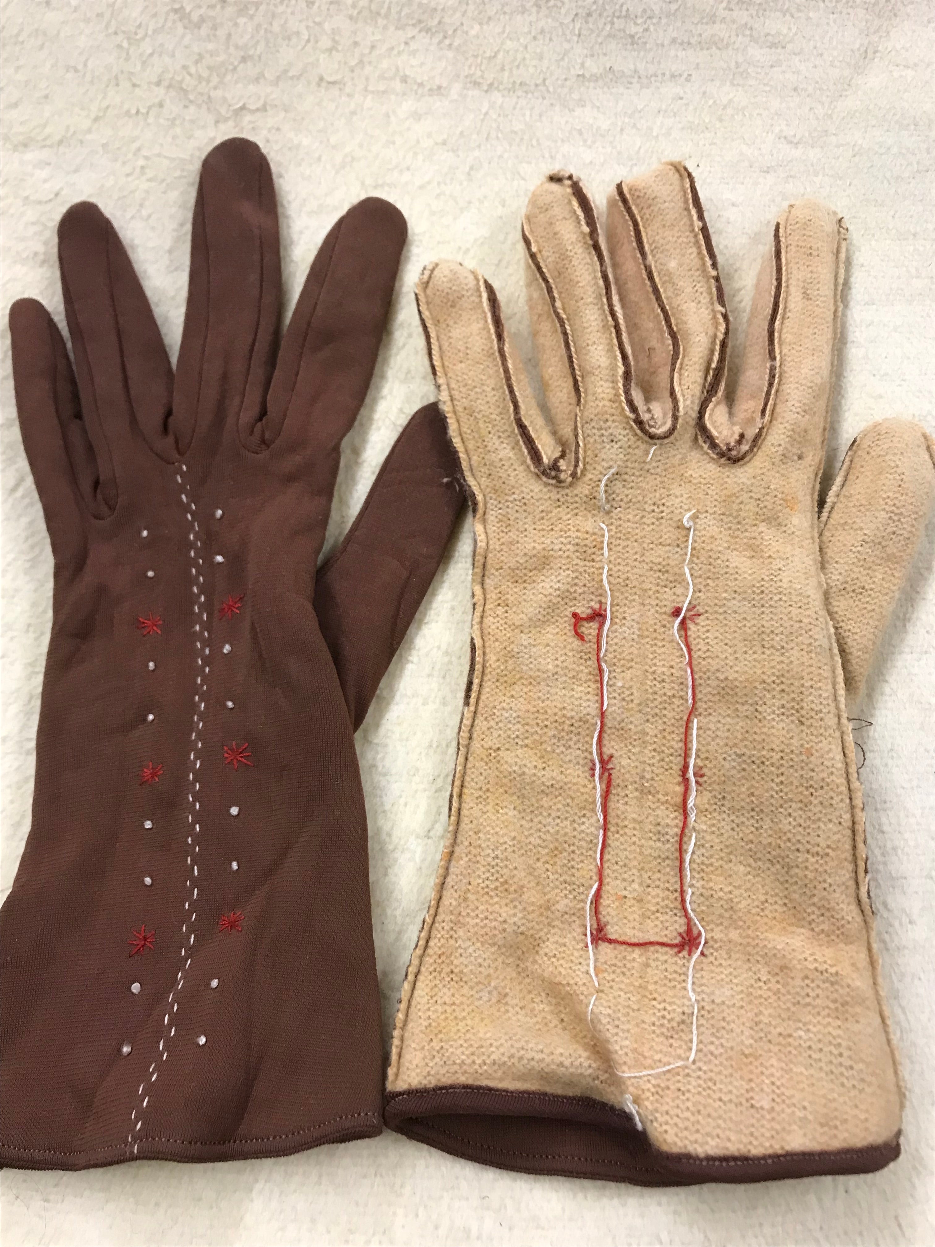 Antike Handschuhe aus den 1920er Jahren, Unikat