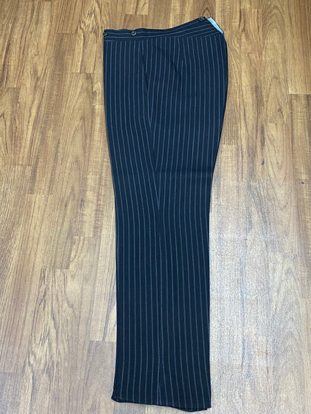 Antike handgefertigte Stresemann Hose Gr.48, gestreift mit Spitzbund