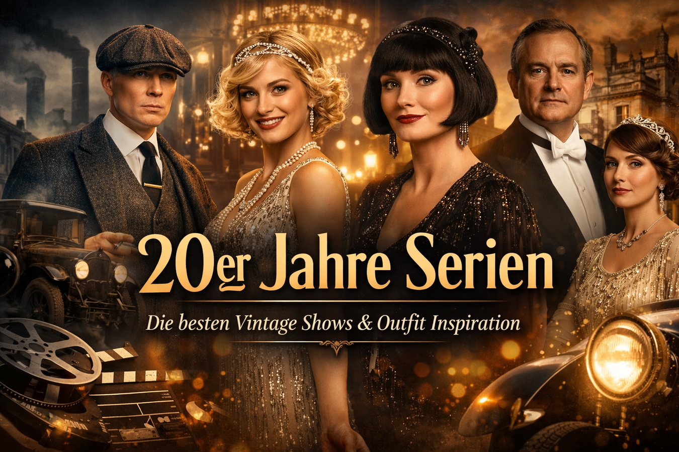 „20er Jahre Serien Vintage Mode Charleston Gatsby Outfit Inspiration“