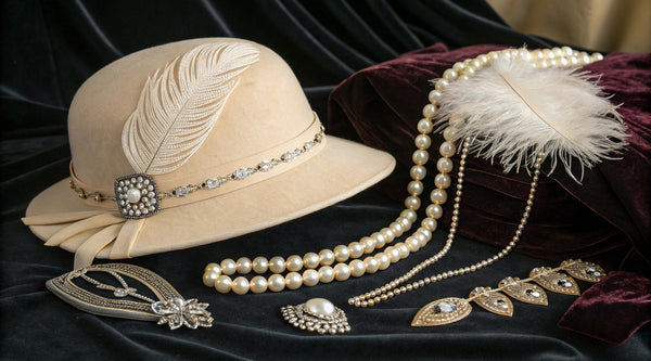 20er Jahre Accessoires für Damen richtig kombinieren