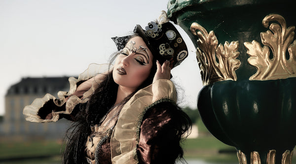 „Steampunk Zylinder zum Steampunk  Damen Kostüm“