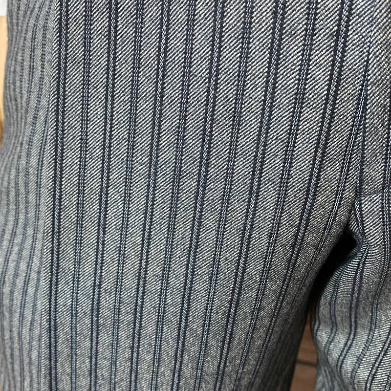 „Detail Stresemann Hose Nadelstreifen Schurwolle Vintage Herren“