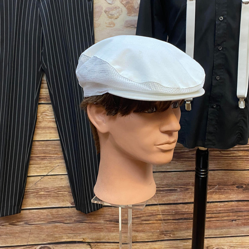 20er Jahre Herren Outfit Gr. 90 - Nadelstreifen Schwarz-Weiß, Ansicht 5