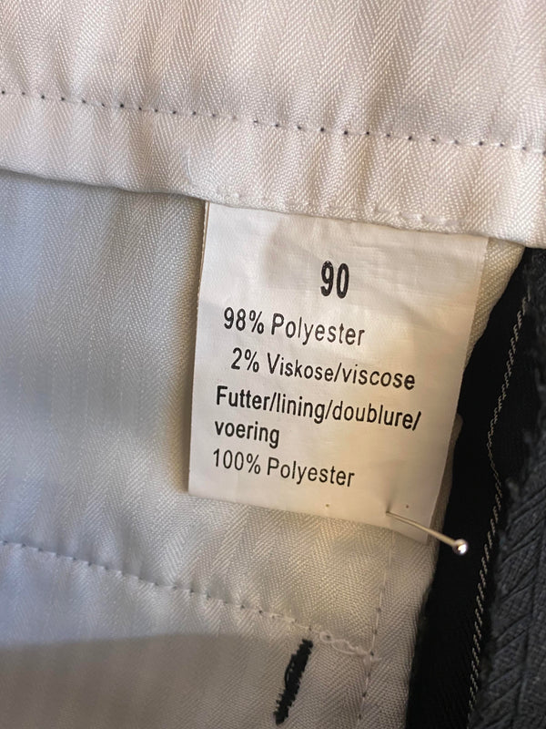 20er Jahre Herren Outfit Gr. 90 - Nadelstreifen Schwarz-Weiß, Ansicht 9
