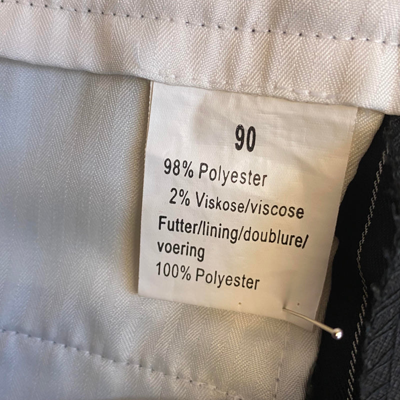20er Jahre Herren Outfit Gr. 90 - Nadelstreifen Schwarz-Weiß, Ansicht 9