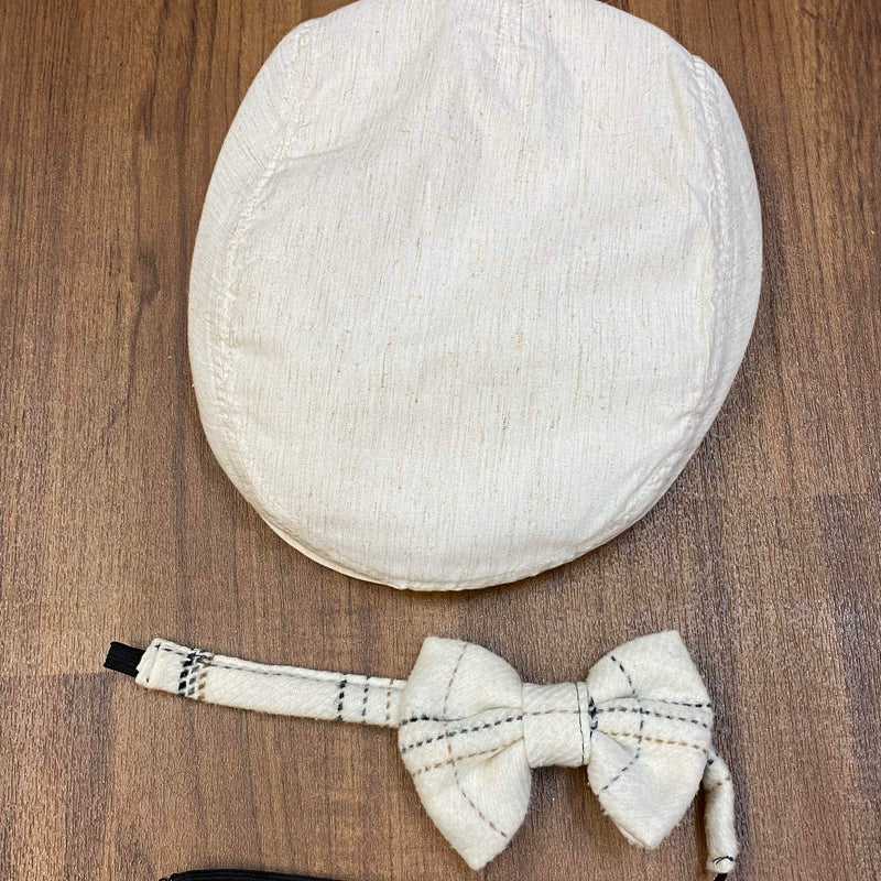 20er Jahre Herren Outfit Gr. 50 - Karo Sakko Creme, Ansicht 6