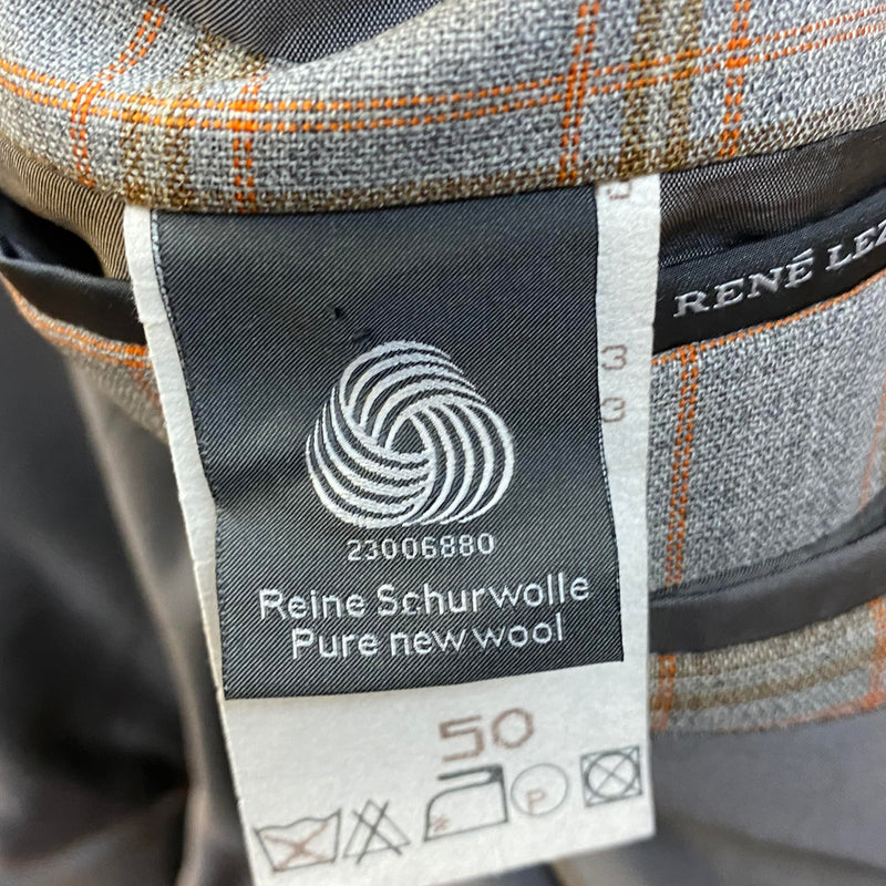 20er Jahre Herren Outfit Gr. 50 - Karo Sakko Creme, Ansicht 8