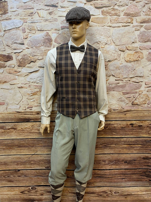 Helle Knickerbockerhose Herren Gr. 54 mit klassischem Bund im 20er Jahre Stil