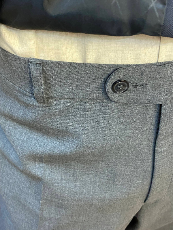 Graue Knickerbockerhose Herren Gr. 58 mit klassischem Bund im 20er Jahre Stil