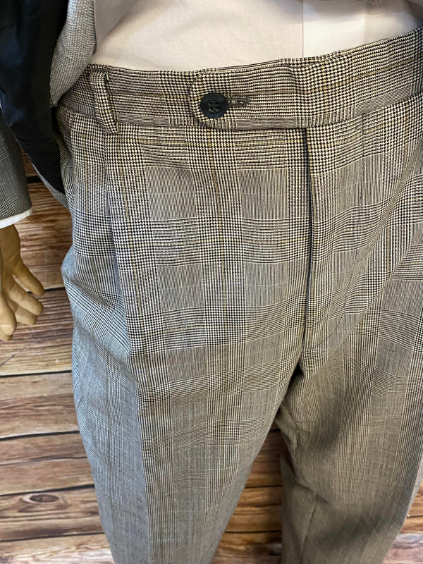 20er Jahre Herren Outfit grau kariert Gr. 54 – 7-teilig