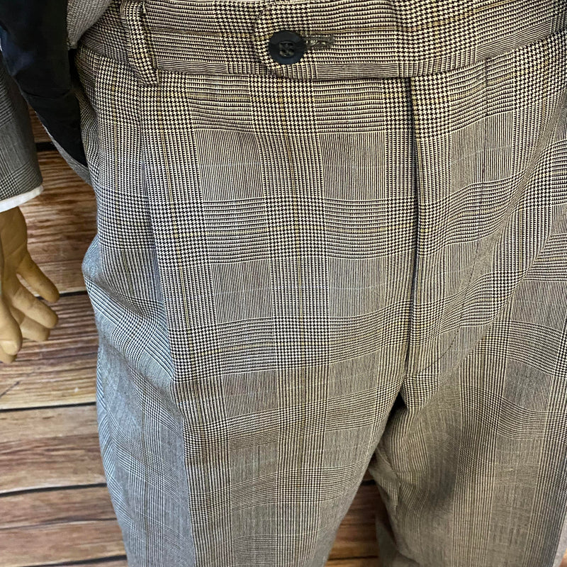 20er Jahre Herren Outfit grau kariert Gr. 54 – 7-teilig