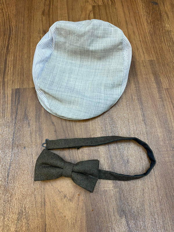 20er Jahre Herren Outfit grau kariert Gr. 54 – 7-teilig