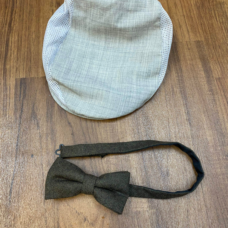 20er Jahre Herren Outfit grau kariert Gr. 54 – 7-teilig