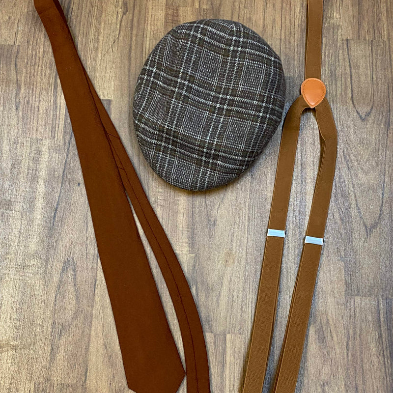 20er Jahre Herren Outfit kariert Gr. 56 mit Schiebermütze, Ansicht 6