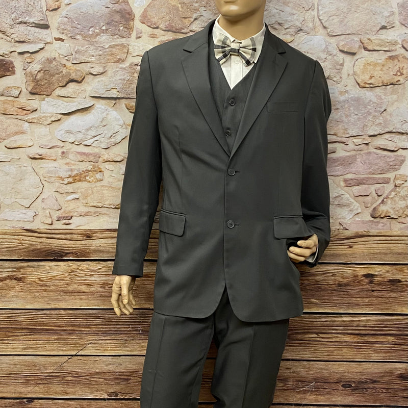 „20er Jahre Knickerbocker Anzug Herren, Gr. 54 – Vintage Outfit mit Jacke, Mütze und Fliege“