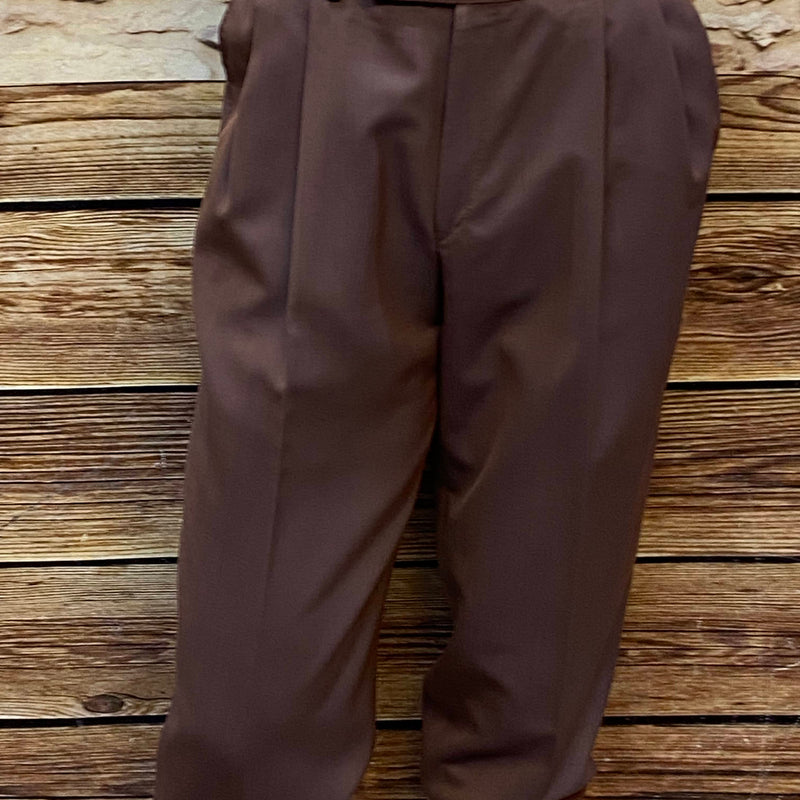 „Braune 20er-Jahre Knickerbocker Hose aus Mischgewebe, getragen am Mannequin“