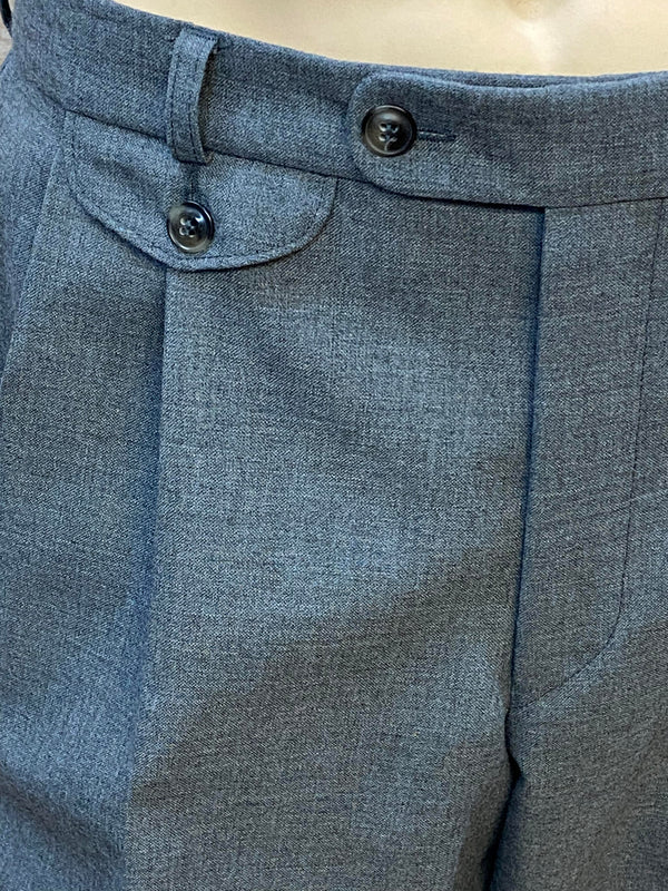 Graue Herren Knickerbocker Hose im Vintage Stil