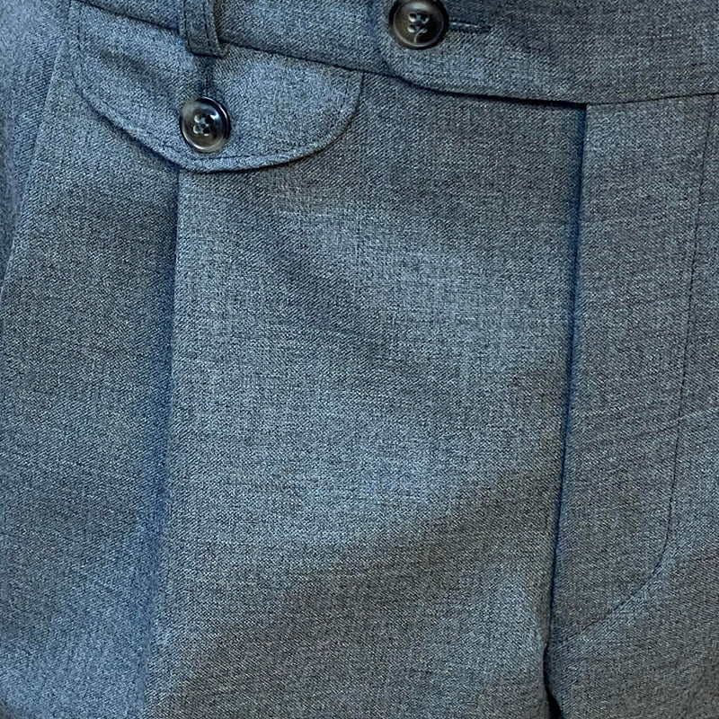 Graue Herren Knickerbocker Hose im Vintage Stil