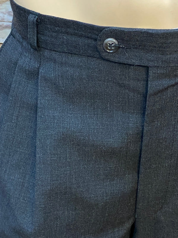 Dunkelgraue Knickerbocker Hose für Herren im Vintage Stil