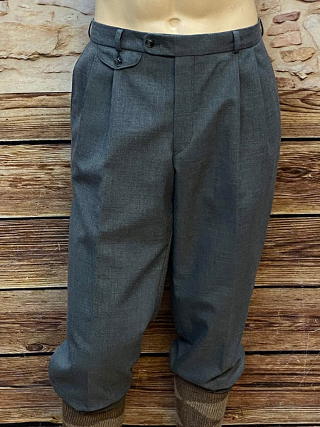 20er Jahre Knickerbocker Hose in Grau Größe 52