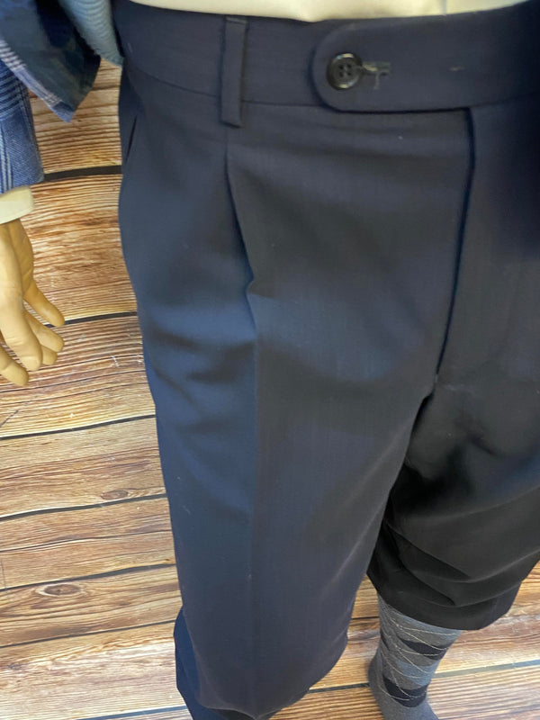 Dunkelblaue Knickerbockerhose im Vintage-Stil