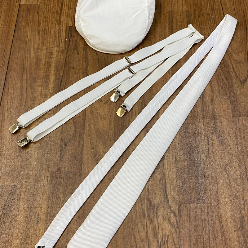 20er Jahre Herren Nadelstreifenanzug Gr. 50/52 mit Accessoires