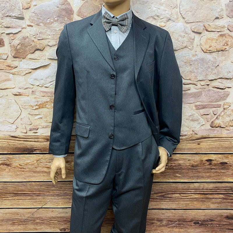 20er Jahre Herren Outfit – Jacke offen mit Weste und Knickerbocker, Ganzkörper