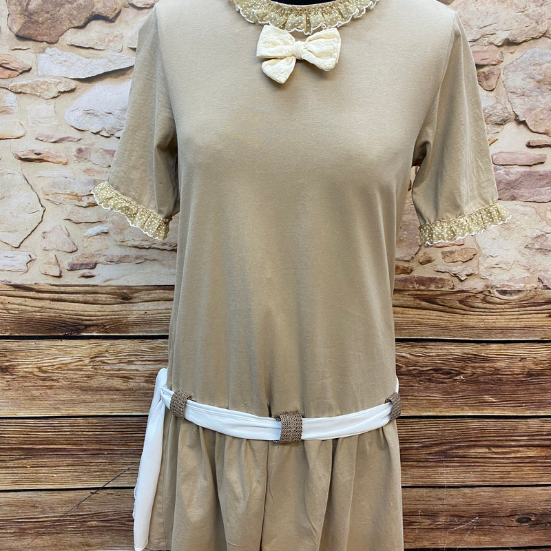 20er-Jahre Outfit (Gr. 36–38) – handveredeltes Unikat mit Cloche & Handschuhen