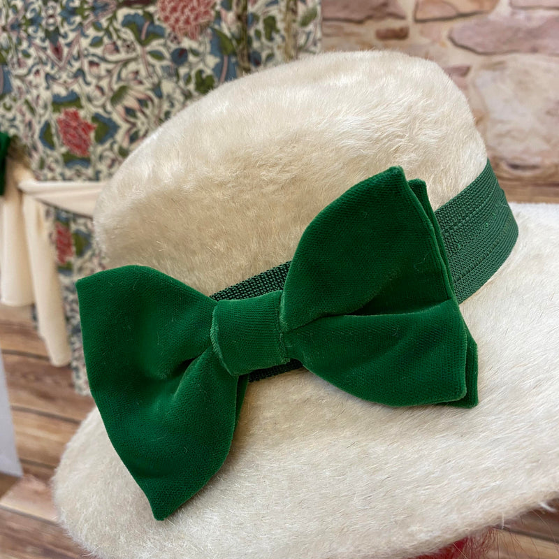 Vintage 20er Jahre Tageskleid mit Hut – florales Unikat