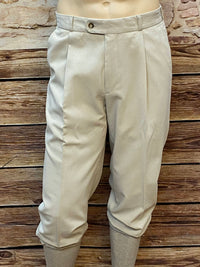Beige Knickerbocker Hose im Stil der 1920er Jahre Größe 52