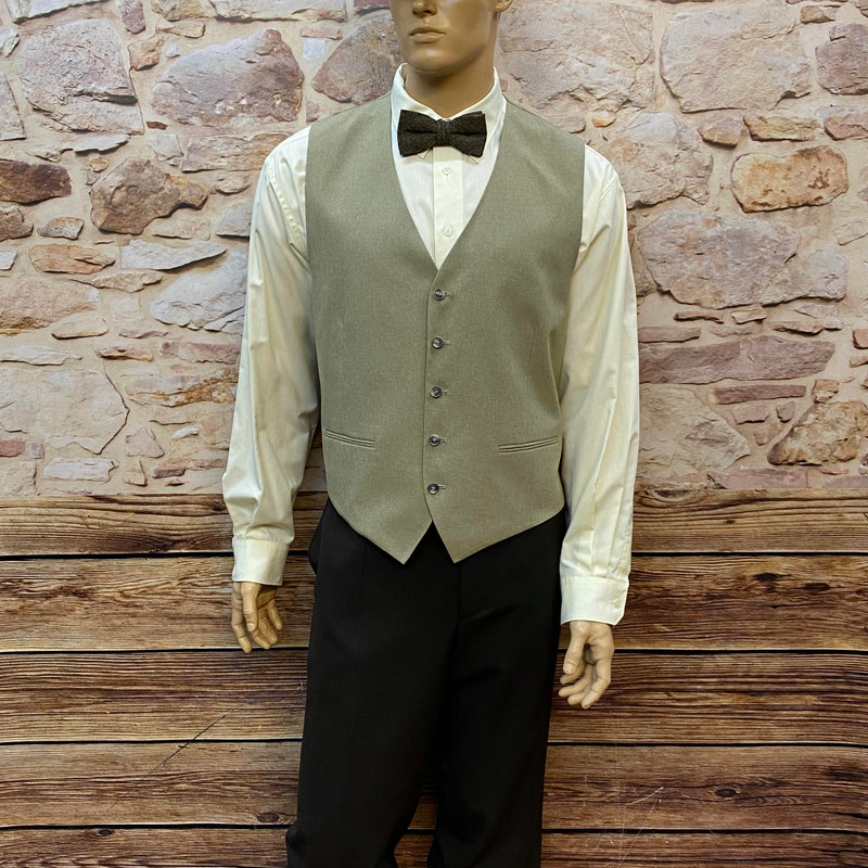 „20er-Jahre Herren-Outfit mit Weste, Knickerbocker und Schiebermütze in Größe 56“