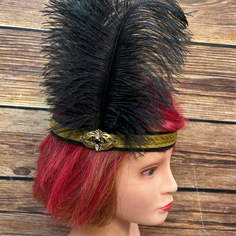 Elegantes Charleston Gatsby Set mit Kopfschmuck