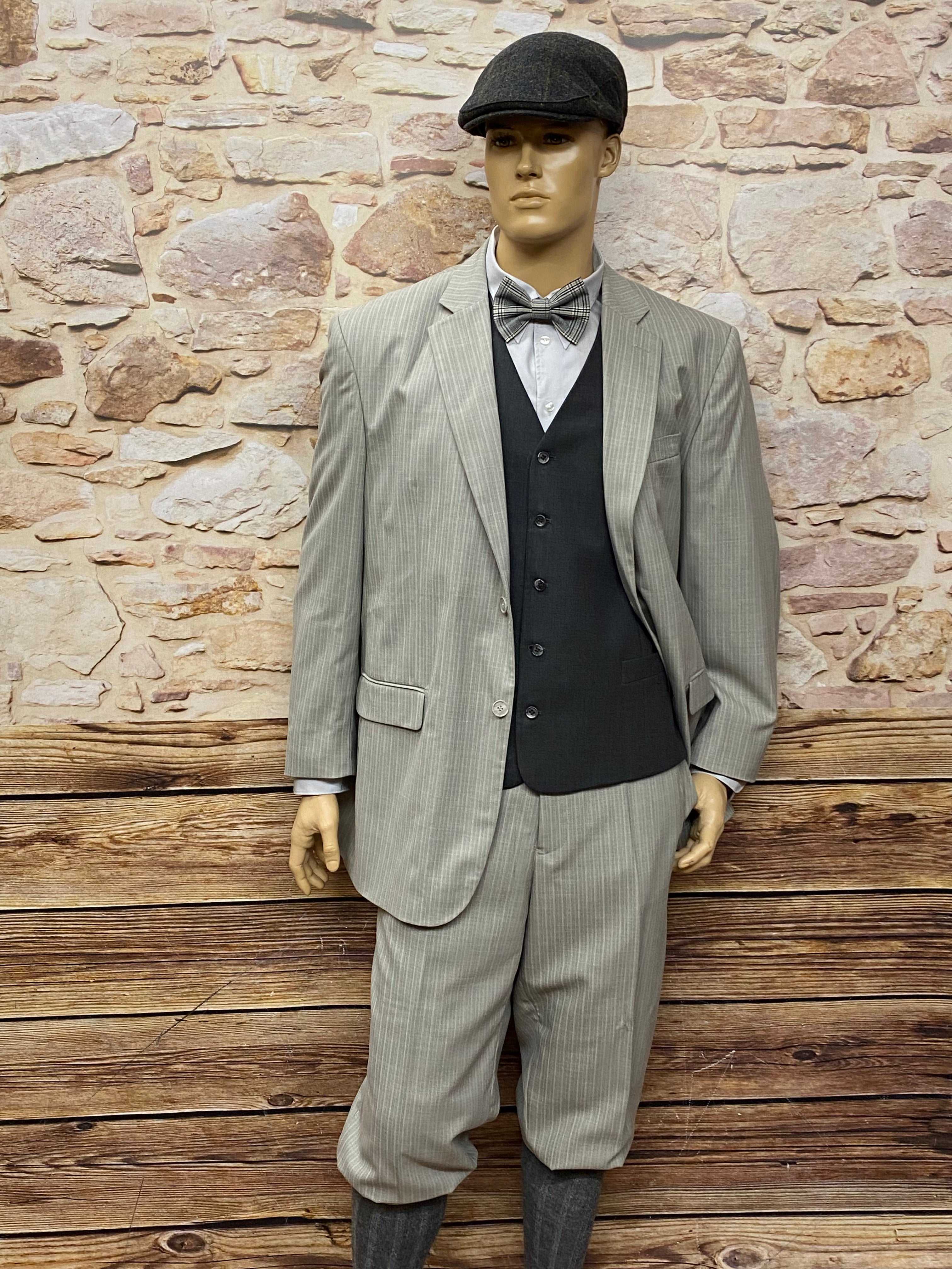 Peaky Blinders Kostüm 20er Jahre Stil Herren-Outfit mit Knickerbocker Gr.58