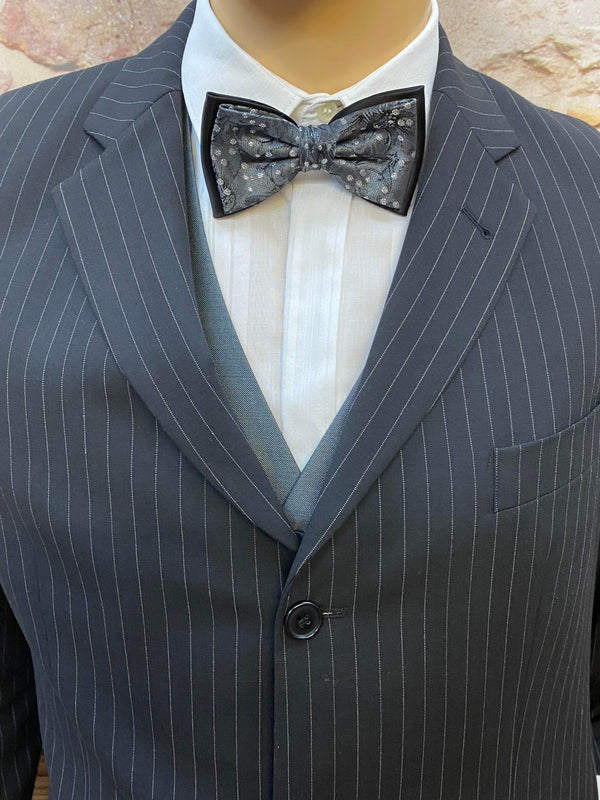 20er Jahre Herren Outfit Gr. 52 Nadelstreifen mit Weste